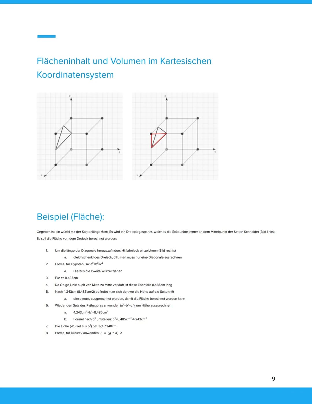 Abitur Lernzettel
Koordinatengeometrie
Gliederung:
Vektoren
Ortsvektor
Richtungsvektor
Herleitung:
Gegenvektor
Nullvektor
Rechnen mit Vektor