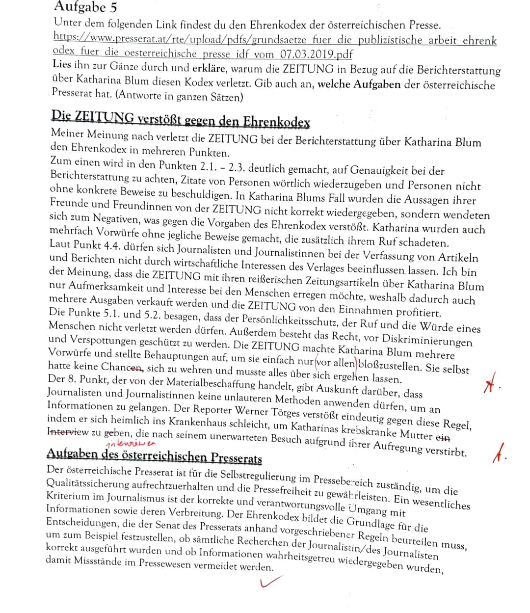Jehr gut
Aufgabe 1
Schau dir die folgende Doku über Heinrich Böll an und notiere 15-20 Punkte, von denen du
denkst, dass man sie über Heinri
