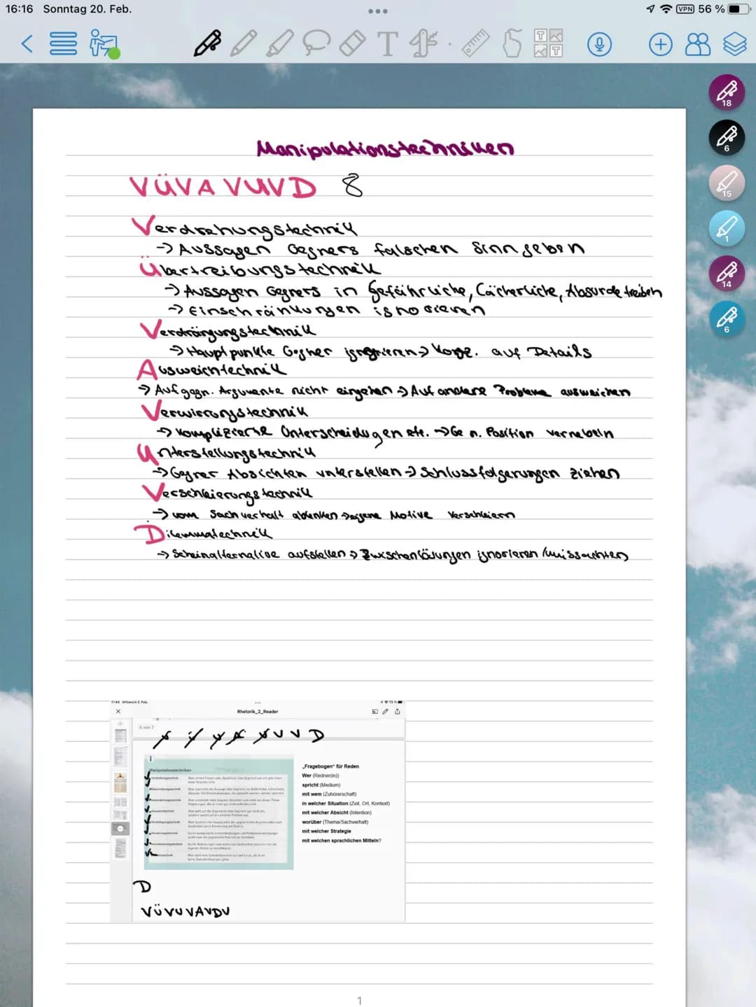 16:15 Sonntag 20. Feb.
TF. бE O
О
Analyse - Aufbau:
→
--
етленоngssate таттем
Kontext
вале
Historischer Hintergrund
Алгеssаtеп
Thебе / роsit