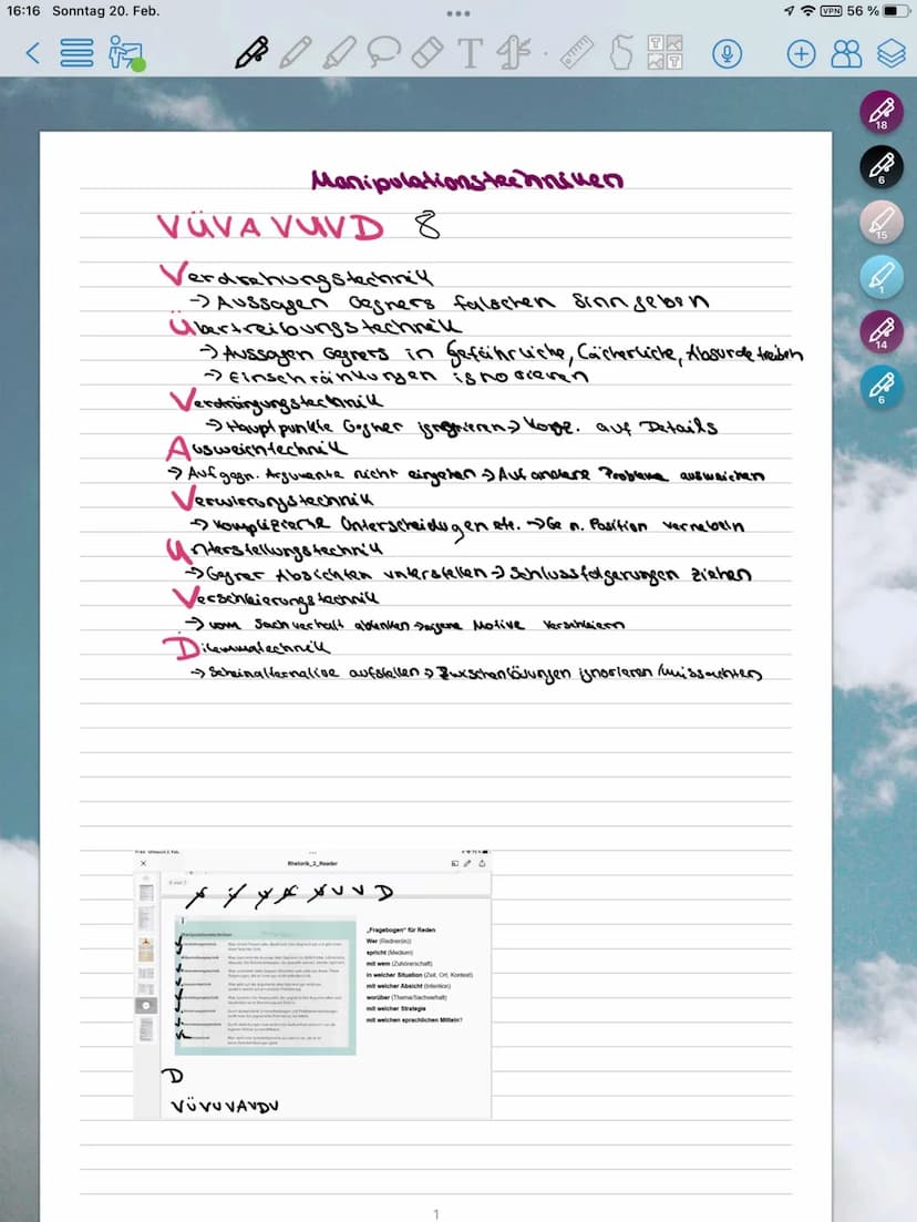 16:15 Sonntag 20. Feb.
TF. бE O
О
Analyse - Aufbau:
→
--
етленоngssate таттем
Kontext
вале
Historischer Hintergrund
Алгеssаtеп
Thебе / роsit