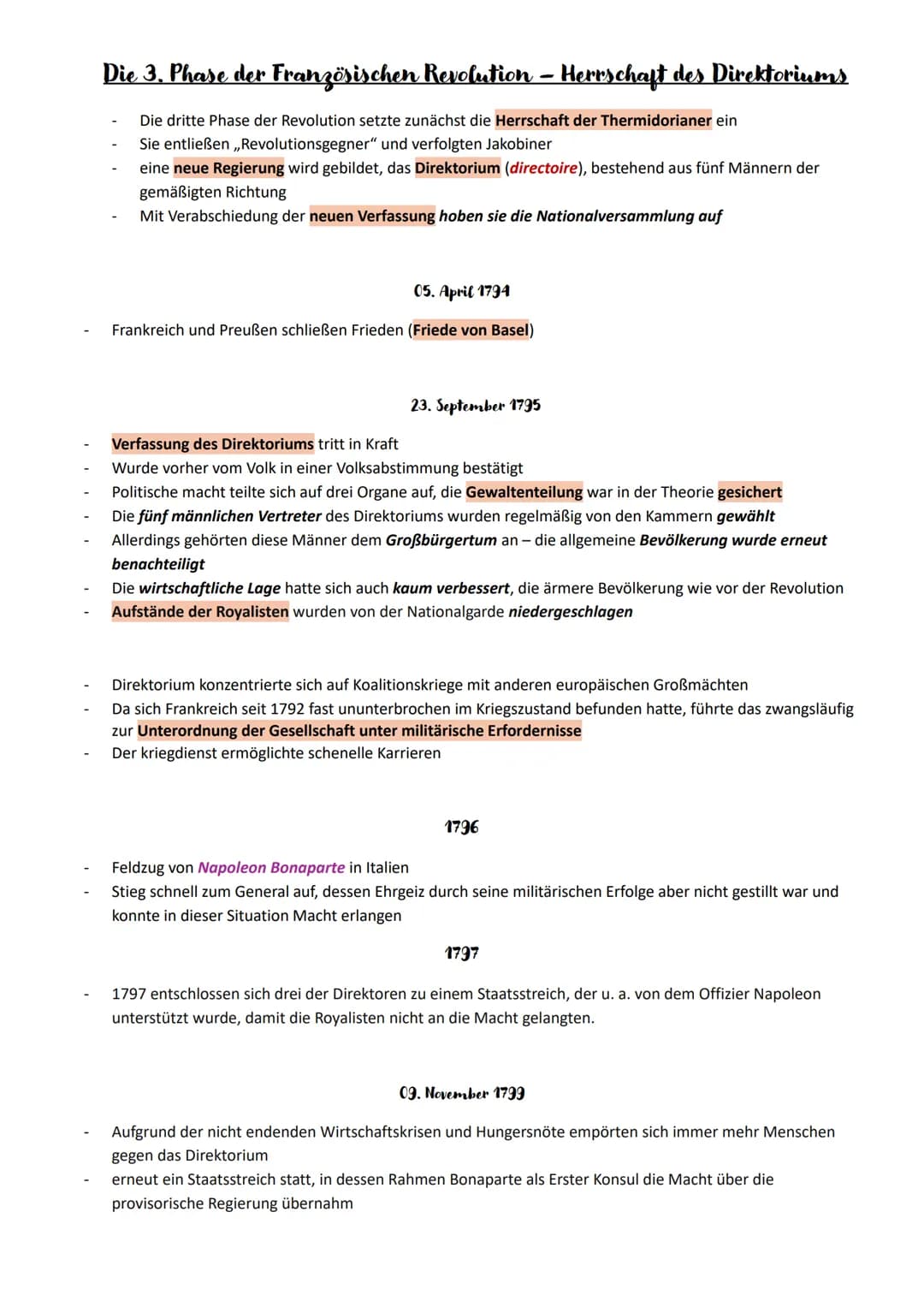 Abitur Geschichte
Französische Revolution
1789-1799
Verhältisse vor der Französischen Revolution
Herrschaftsform-Absolutismus
= Herrschaftsf