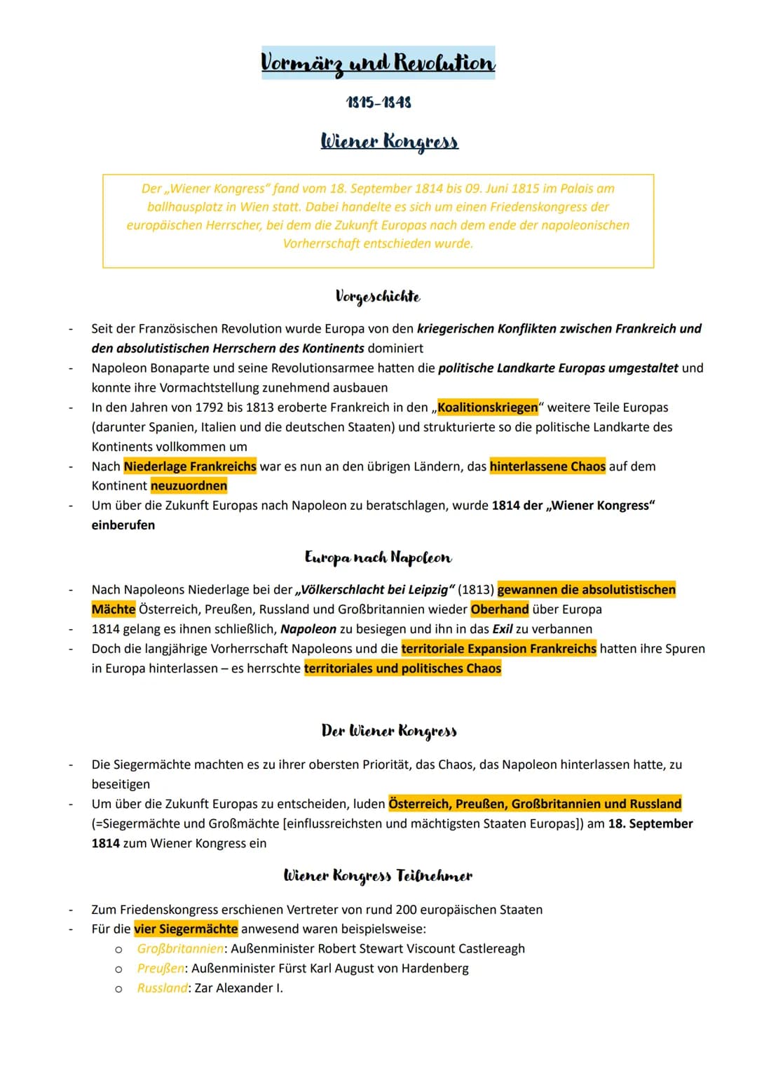 Abitur Geschichte
Französische Revolution
1789-1799
Verhältisse vor der Französischen Revolution
Herrschaftsform-Absolutismus
= Herrschaftsf