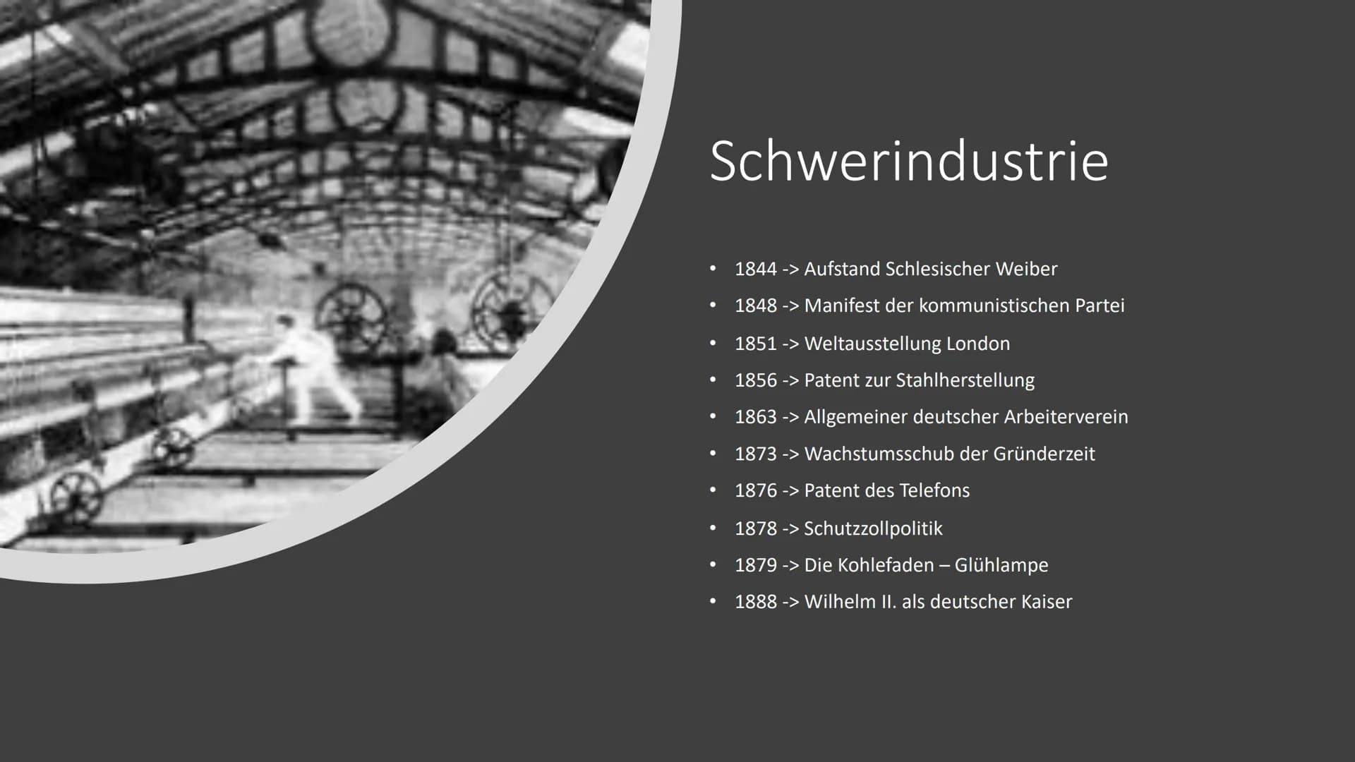 Industrialisierung
Von Finn, Tobias, Felix, Maxima & Lena Inhaltsverzeichnis
00
K14
●
●
●
Fakten zur Industrialisierung
Industrialisierung
S