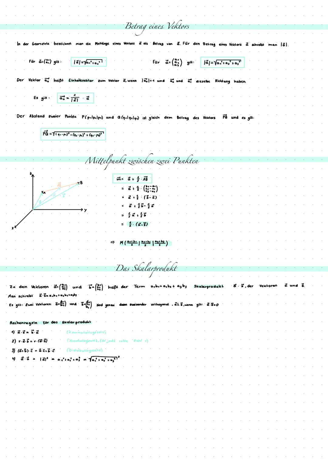 In der Geometrie bezeichnet man die Pfeillänge eines Vektors
Für d= () gilt:
Es gilt:
|2|=√/a₁²+a₂¹
ਕਰੋ -
121
Der Vektor a heißt Einheitsvek