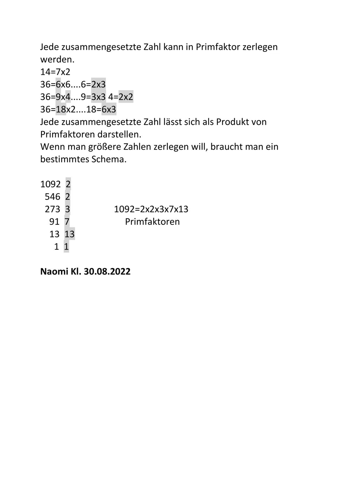 Primzahlen
Teilermengen der Zahlen:
2,3,5,7,11,13,17,19
T(2)=(1,2)
T(5)=(1,5)
T(3)=(1,3)
T(7)=(1,7)
T(11)=(1,11) T(13)=(1,13)
T(17)=(1,17) T