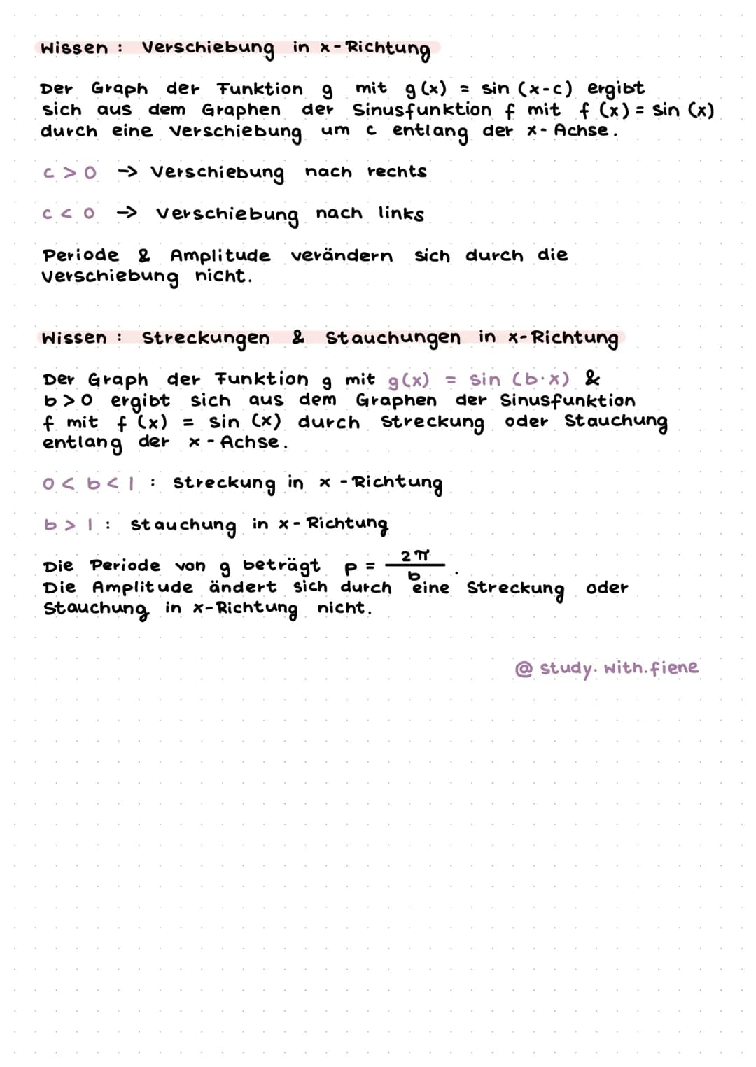 6.1 Periodische Vorgänge
Wissen : Periodische Vorgänge
Ein Vorgang heißt periodisch
wenn sich alle Werte in regelmäßigen
Abständen wiederhol