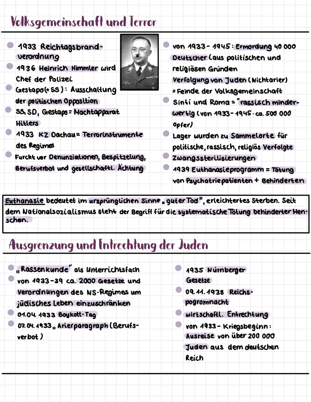 HISTORY
Geschichte
性 Geschichte
Kurz& knapp WW2
Von 1939 bis 1945 gab es den Zweiten Weltkrieg. Deutschland hat den Krieg begonnen, weil es
