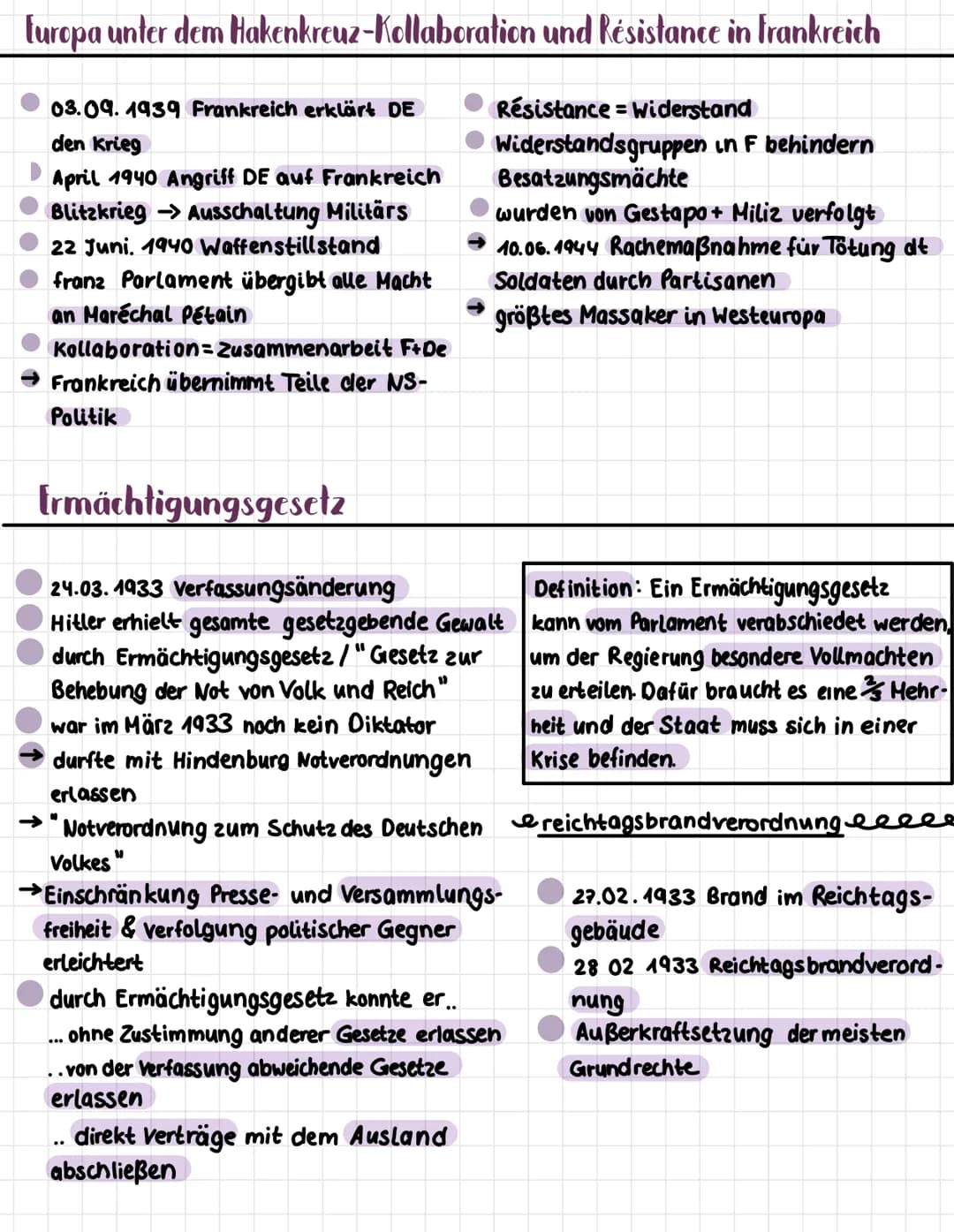 HISTORY
Geschichte
性 Geschichte
Kurz& knapp WW2
Von 1939 bis 1945 gab es den Zweiten Weltkrieg. Deutschland hat den Krieg begonnen, weil es
