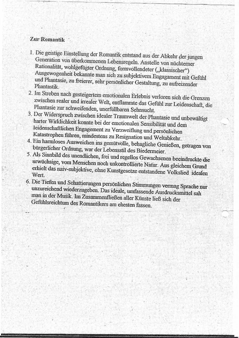 Das Kunstlied in der Romantik
"Franz Schubert hat eine Welt voll Poesie in Musik verwandelt." ~Dietrich Fischer
Franz Schubert (1797-1828)
S