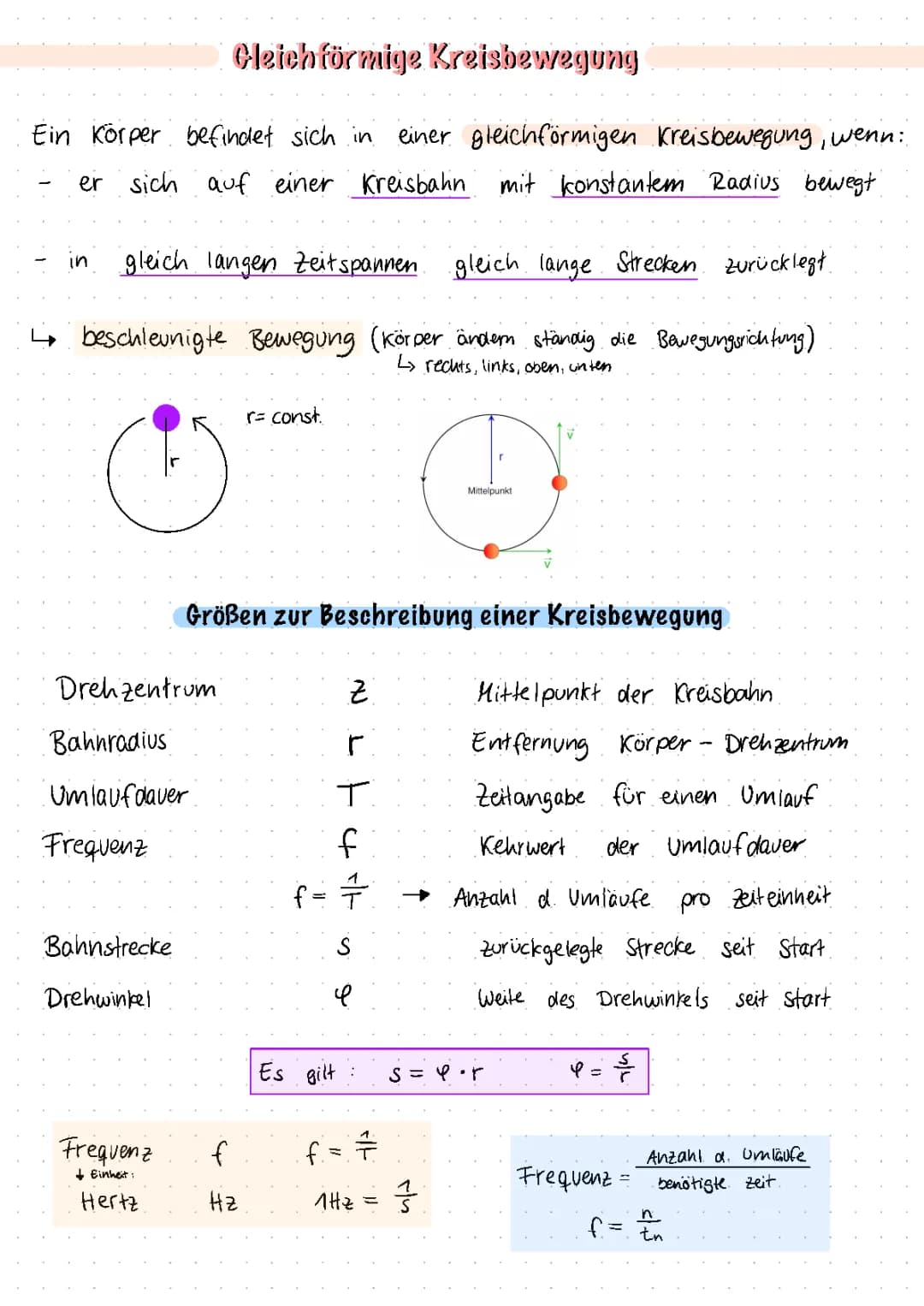 Kreisbewegung 