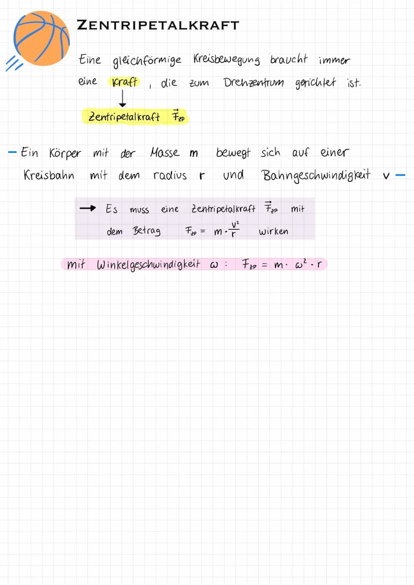 Gleichförmige Kreisbewegung
einer gleichförmigen Kreisbewegung, wenn:
sich auf einer Kreisbahn mit konstantem Radius bewegt
Ein Körper befin