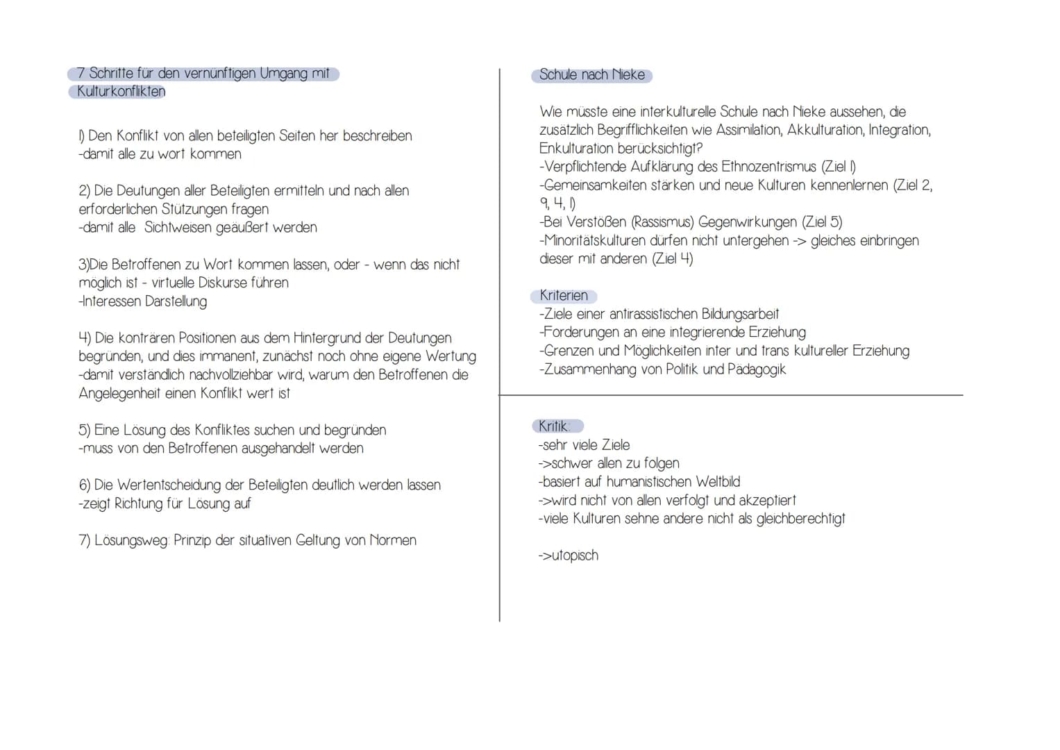 Kognitive Entwicklung
(Piaget)
Bildung
(Klaf ki)
Psychosoziale Entwicklung
(Erikson)
Funktionen von Schule
(Fend)
Modell der produktiven
Rea