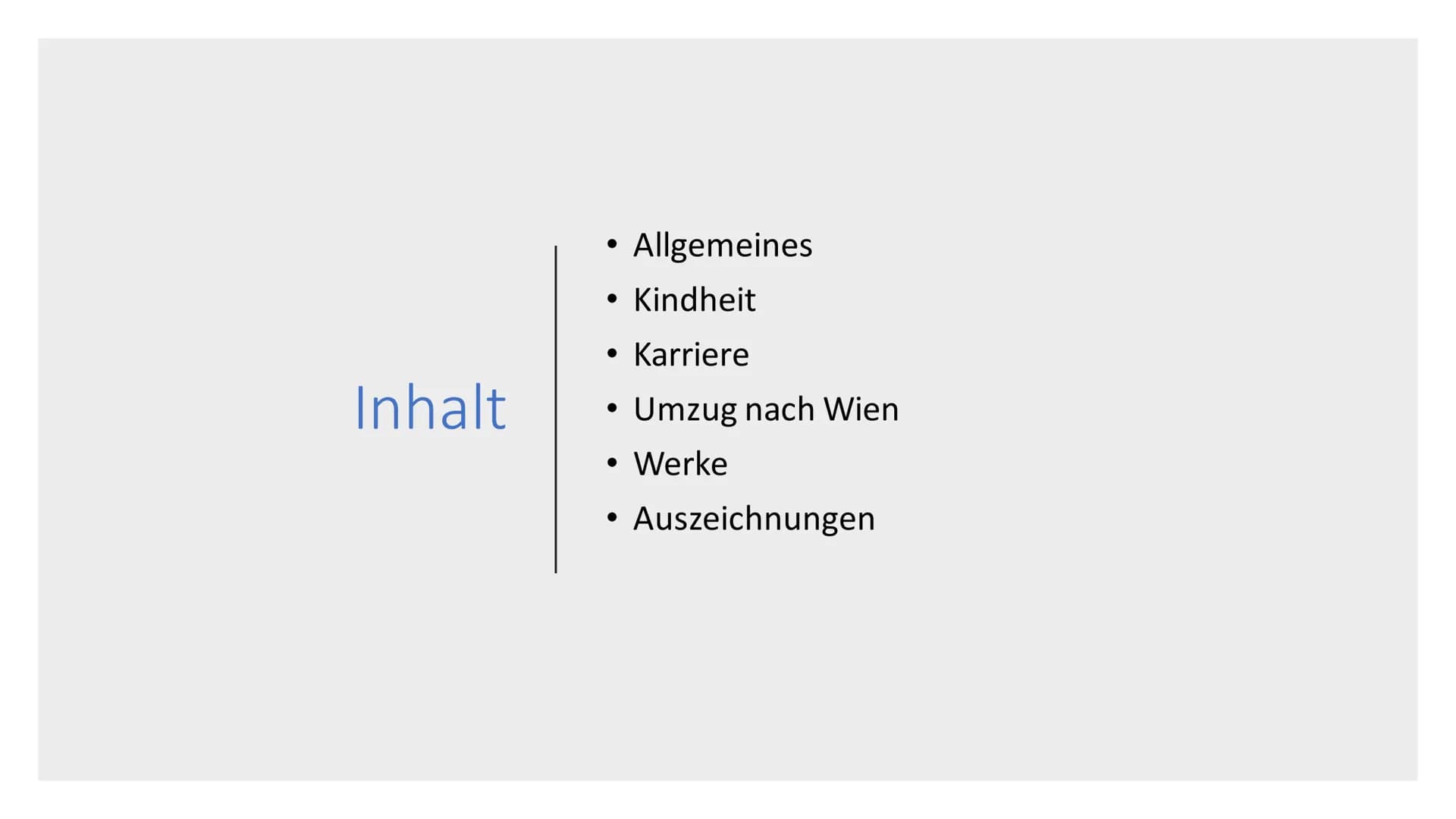 Johannes
Brahms Inhalt
Allgemeines
Kindheit
• Karriere
Umzug nach Wien
Werke
• Auszeichnungen
● PP
cresc.
1
HT=
THE
Faab
4.
TN-
Allgemeines
