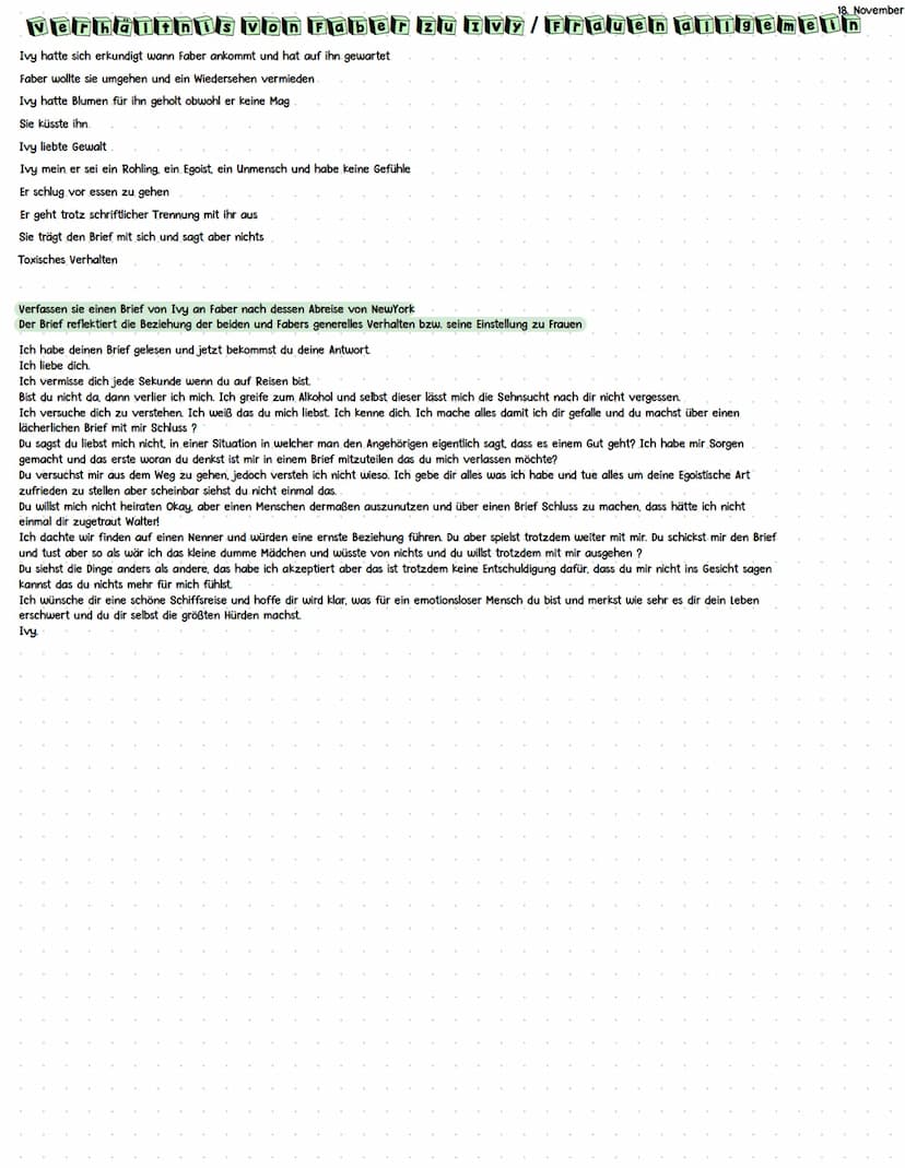 Homo Faber
Keine Kapitel
Zeitsprünge /
Rückblicke
Athen
->Math
New York+
Mexico
Demokratie
Erfindung
-> Drama / Theater
-> Tragödie
Homo Fab
