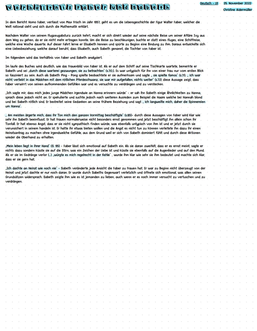 Homo Faber
Keine Kapitel
Zeitsprünge /
Rückblicke
Athen
->Math
New York+
Mexico
Demokratie
Erfindung
-> Drama / Theater
-> Tragödie
Homo Fab