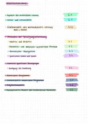 Know Motorisches Lernen, Lernmodelle, Stufenmodell des methodischen Lernens nach Meinel und Schnabel, Methoden der Bewegungsvermittlung, Kontrolle sortlicher Bewegungen, Motorische Programme, Regelkreismodell thumbnail
