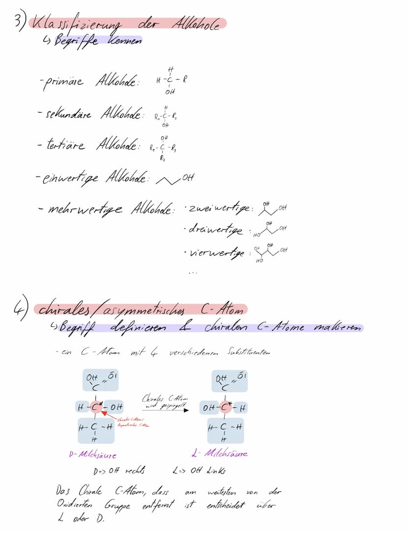 Chemie Arbeit
1) Stoff klassen & funktionelle Gruppen
is :dentifizieren & bennen
1 Allan -Ć-Ć-
Stoffklasse Struktur formel
2 Halogenalkan R₂