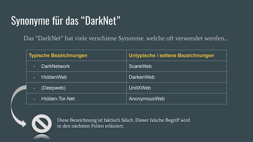 Das DarkNet...
... und seine Gefahren
Eine Präsentation von Justin D. Was ist das "DarkNet"?
Das Darknet ist eine anonymes Netzwerk (Peer to