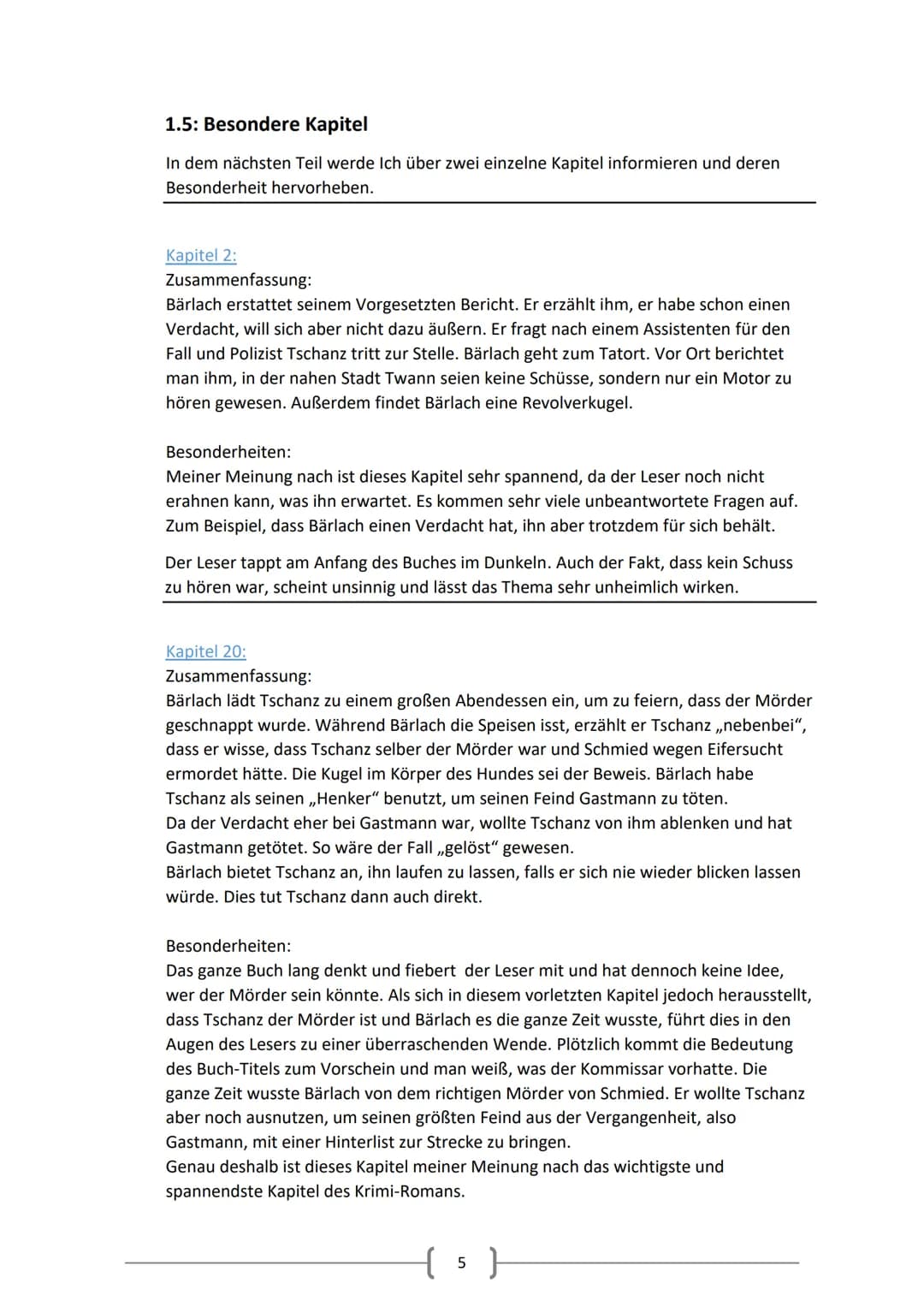 Inhaltsverzeichnis
1.Einleitung
●
●
●
●
2.Hauptteil, Analyse
Der Richter und sein Henker
● 2.1: Charakterisierungen
●
1.1: Einführung
1.2: H