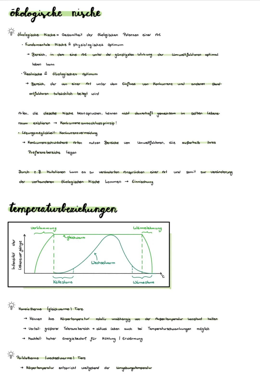 Okologic glossar
Autökologie → Teilgebiet der Ökologie, untersucht Wechselberichung einer Art mit ihren
um welt faktoren
Demohologie → Teilg