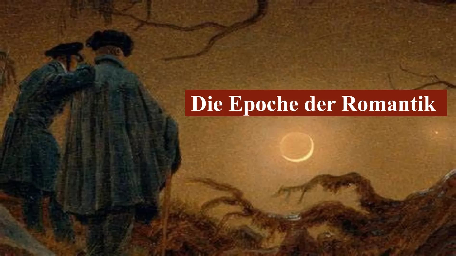 Die Epoche der Romantik Inhalt
-
-
Allgemeine Informationen
Allgemeingeschichtlicher Hintergrund
Welt- und Menschenbild
wichtige Motive/ Ges