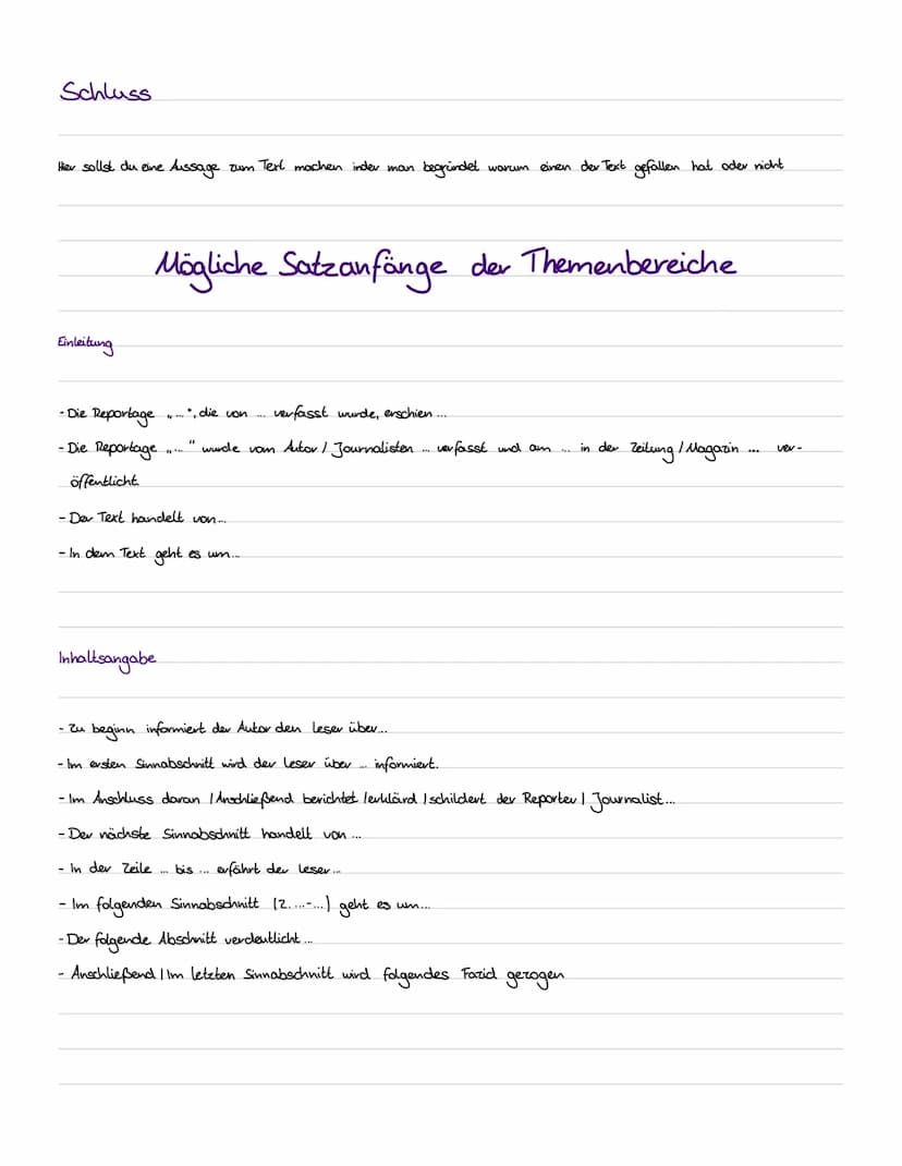 Einleitung
Titel, Name des Autor's, Quelle, Erscheinungsdatum, Kerninhalt
Inhalts zusammenfassung
TGA ZUSAMMENFASSUNG
In Sinnabschnitte unte