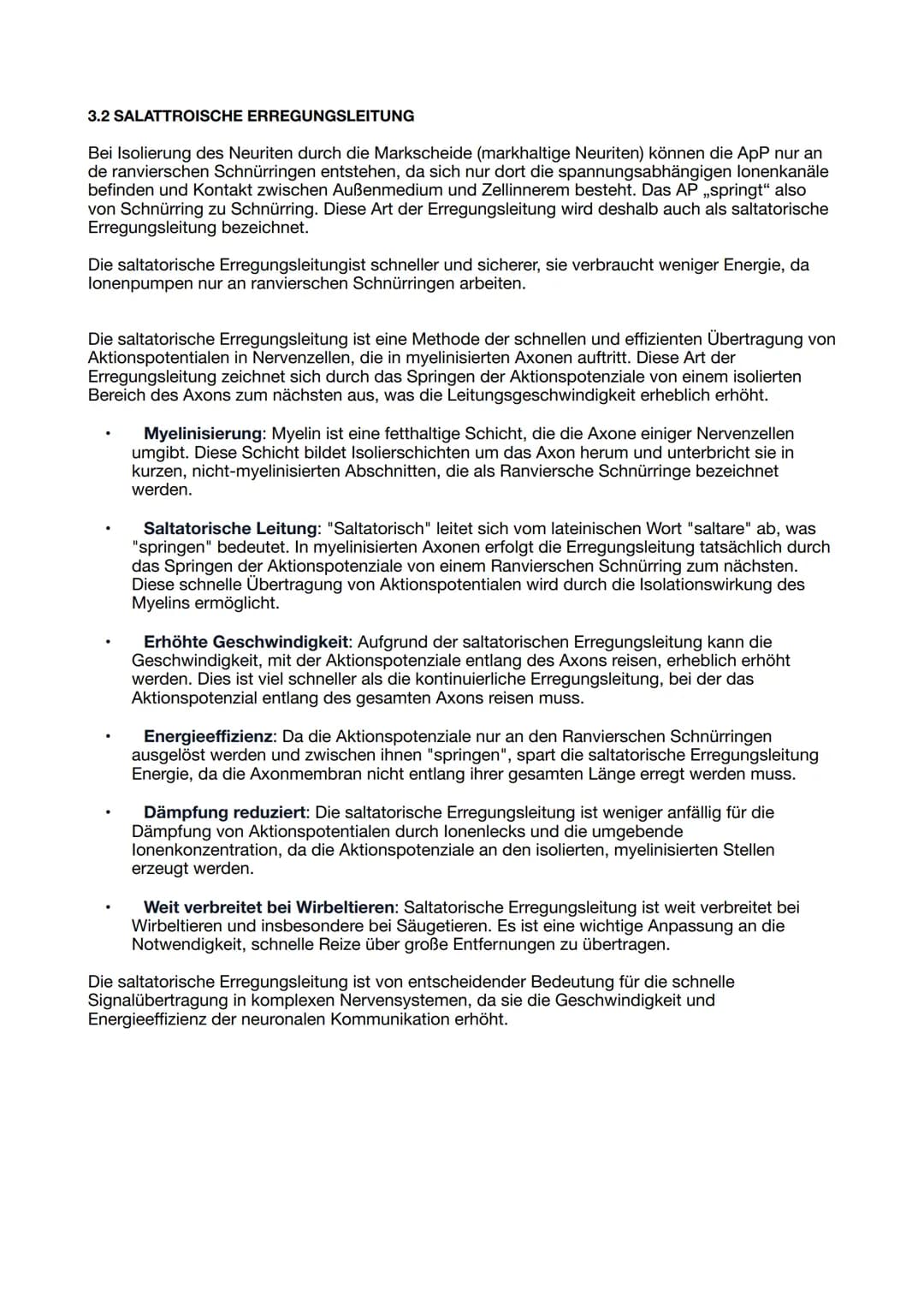 Themen LN 1
1) Bau und Funktion Nervenzelle
2) Ruhepotential und Aktionspotential
3) Weiterleitung des Aktionspotentials: kontinuierliche un