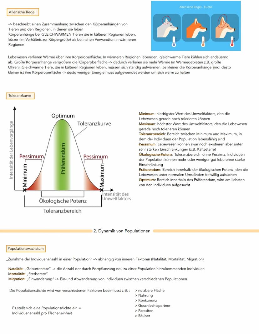 Biotische Faktoren:
-> Umweltfaktoren, an denen Lebewesen
beteiligt sind
Konkurrenz
- Symbiose
- Parasitismus
1. Umweltfaktoren und ökologis