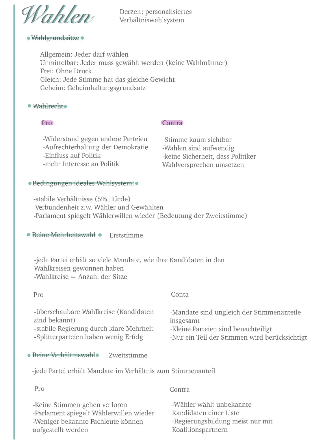 Wahlen