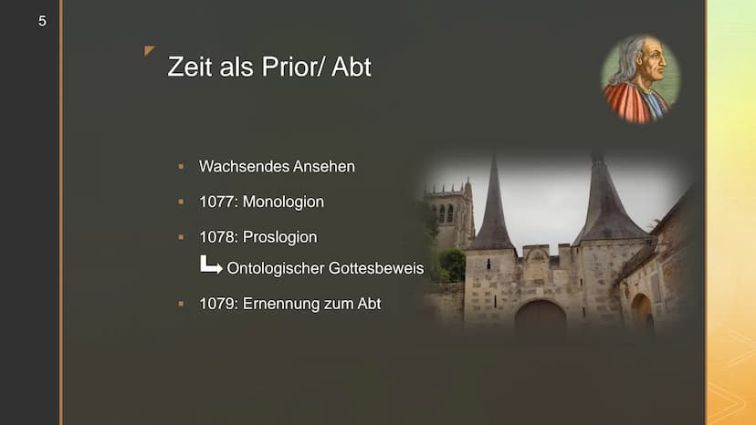 Anselm von
Canterbury 2
Gliederung
▪ Kindheit und Jugend
Beitritt und erste Jahre im Kloster
Zeit als Prior/Abt
Erzbischof von Canterbury
Na