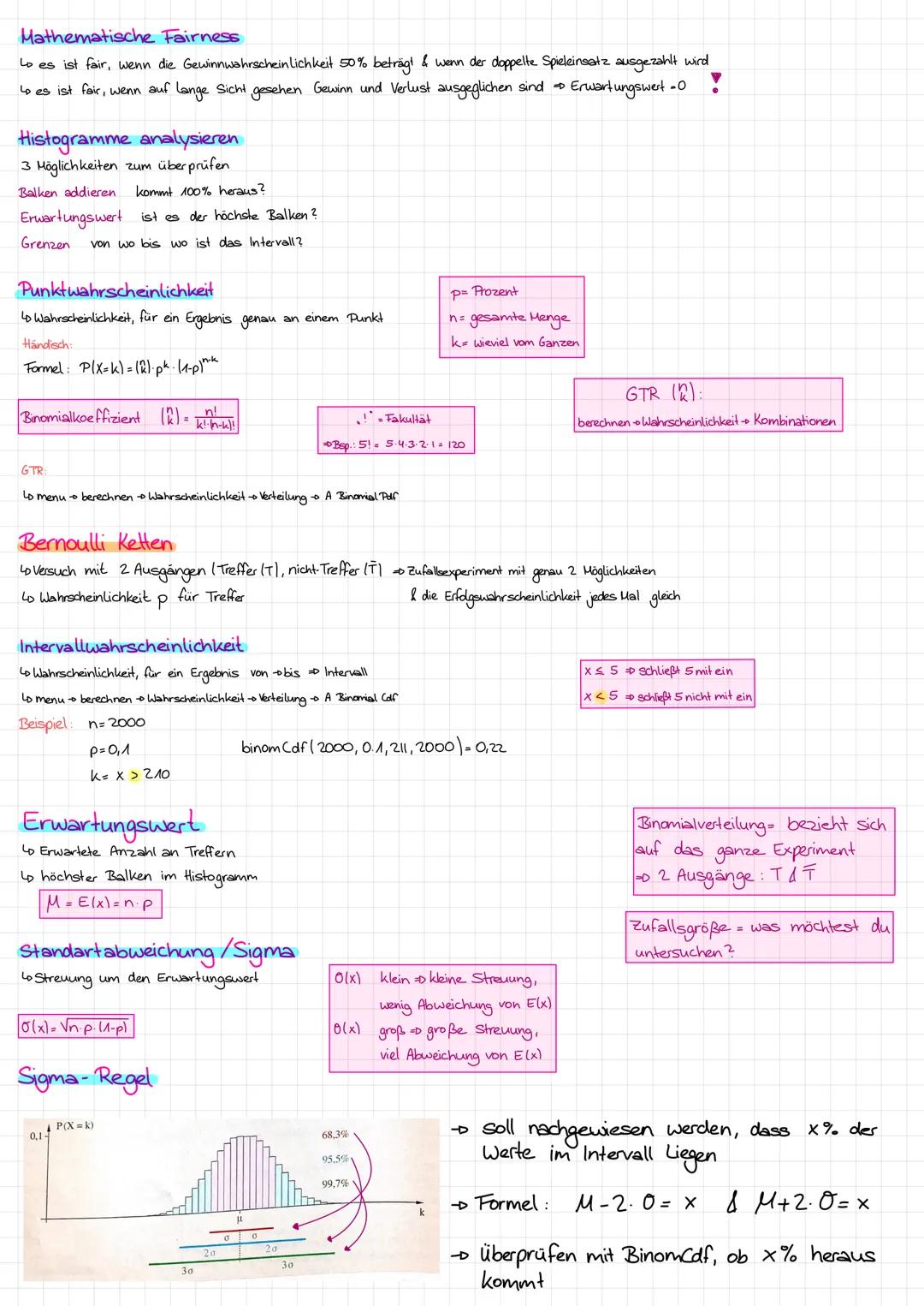 Stochastik-Lernzettel
Baumdiagramm
Beispiel:
Beispiel:
4 Felder-Tafel
Vermutung
teuer
Vermutung
nicht teuer
Wurf A.
승
4
Han gewinnt, wenn de