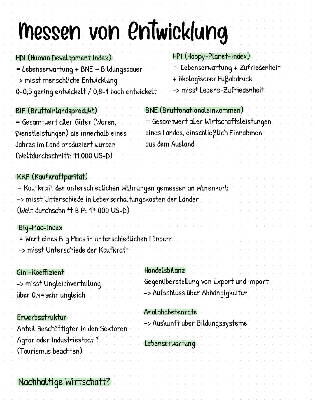 Entwicklungsländer 
