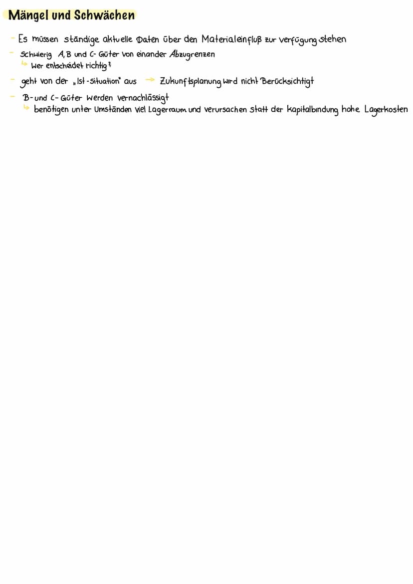 Die ABC-Analyse ist ein betriebswirtschaftliches Analyse verfahren, mit der im
Rahmen der Einkaufsplanung die Wichtigkeit einzelner Waren er