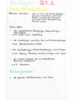 Know Q3.2 Verhaltensbiologie  thumbnail