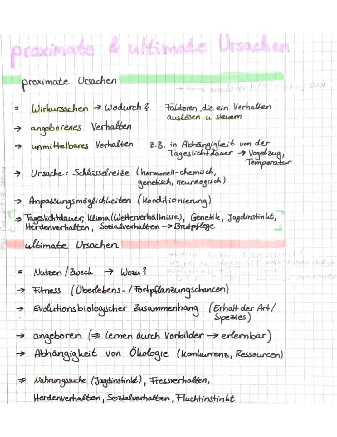 Biologie
Definition Verhalten:
Hierzu zählen.
●
Q3.2
alle von Tier und Mensch gezeigten
Aktionen & Reaktionen, die durch
Prozesse innerhalb 
