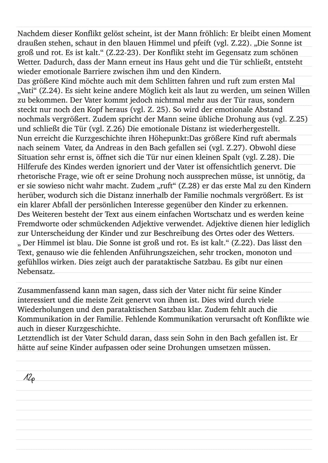 Helga Novak
Schlittenfahren (1968)
05.10.21
Das Eigenheim steht in einem Garten. Der Garten ist groß. Durch den Garten fließt ein Bach.
Im G