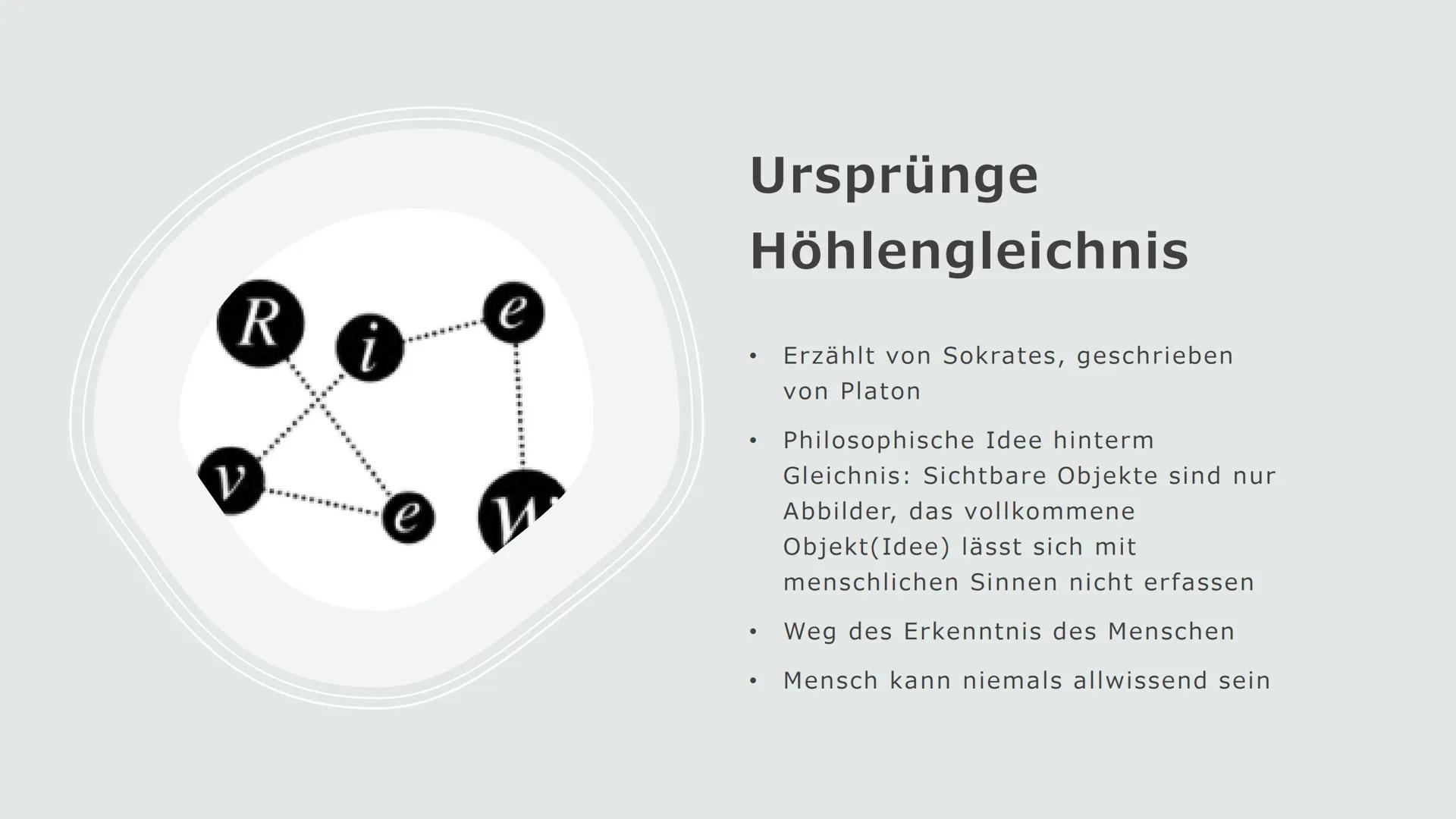 Handout Platon und sein Höhlengleichnis
Biografie
.
●
●
Zusammenhang Sokrates, Platon, Aristoteles
Sokrates
Platon
Aristoteles
*428 oder 427