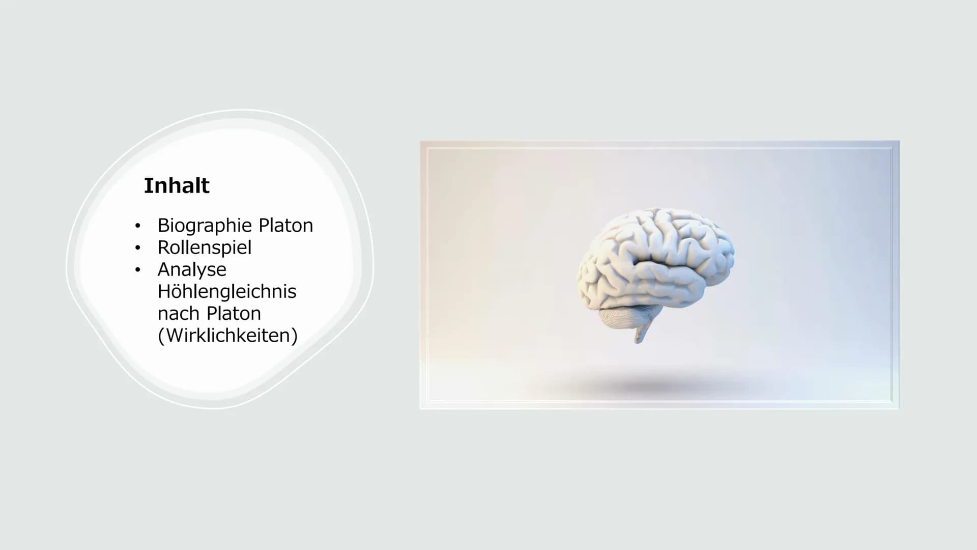 Handout Platon und sein Höhlengleichnis
Biografie
.
●
●
Zusammenhang Sokrates, Platon, Aristoteles
Sokrates
Platon
Aristoteles
*428 oder 427