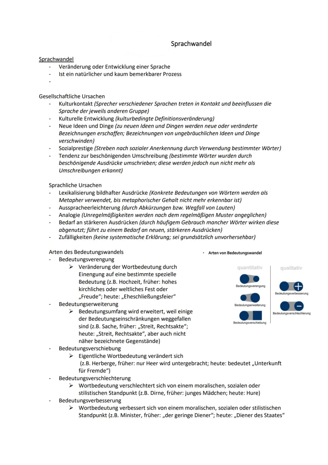 Sprachwandel
Sprachwandel
Veränderung oder Entwicklung einer Sprache
Ist ein natürlicher und kaum bemerkbarer Prozess
Gesellschaftliche Ursa