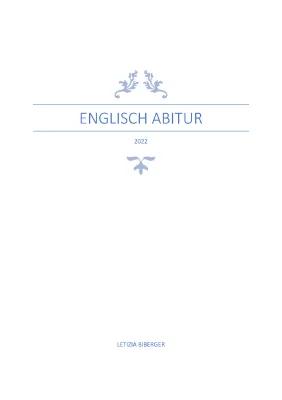 Know Englisch Abitur Lernzettel 2022 thumbnail
