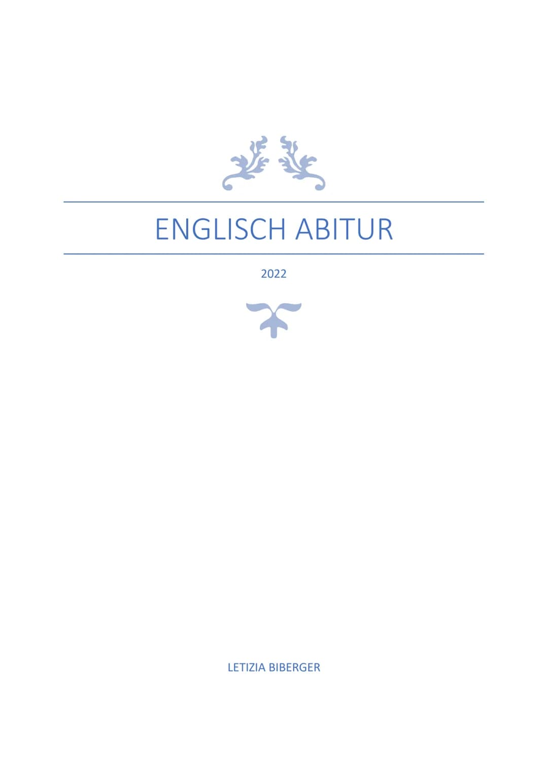 ENGLISCH ABITUR
2022
LETIZIA BIBERGER Content
1. Immigration
1.1. UK Immigration
1.2. US Immigration........
2. British identity and divisio