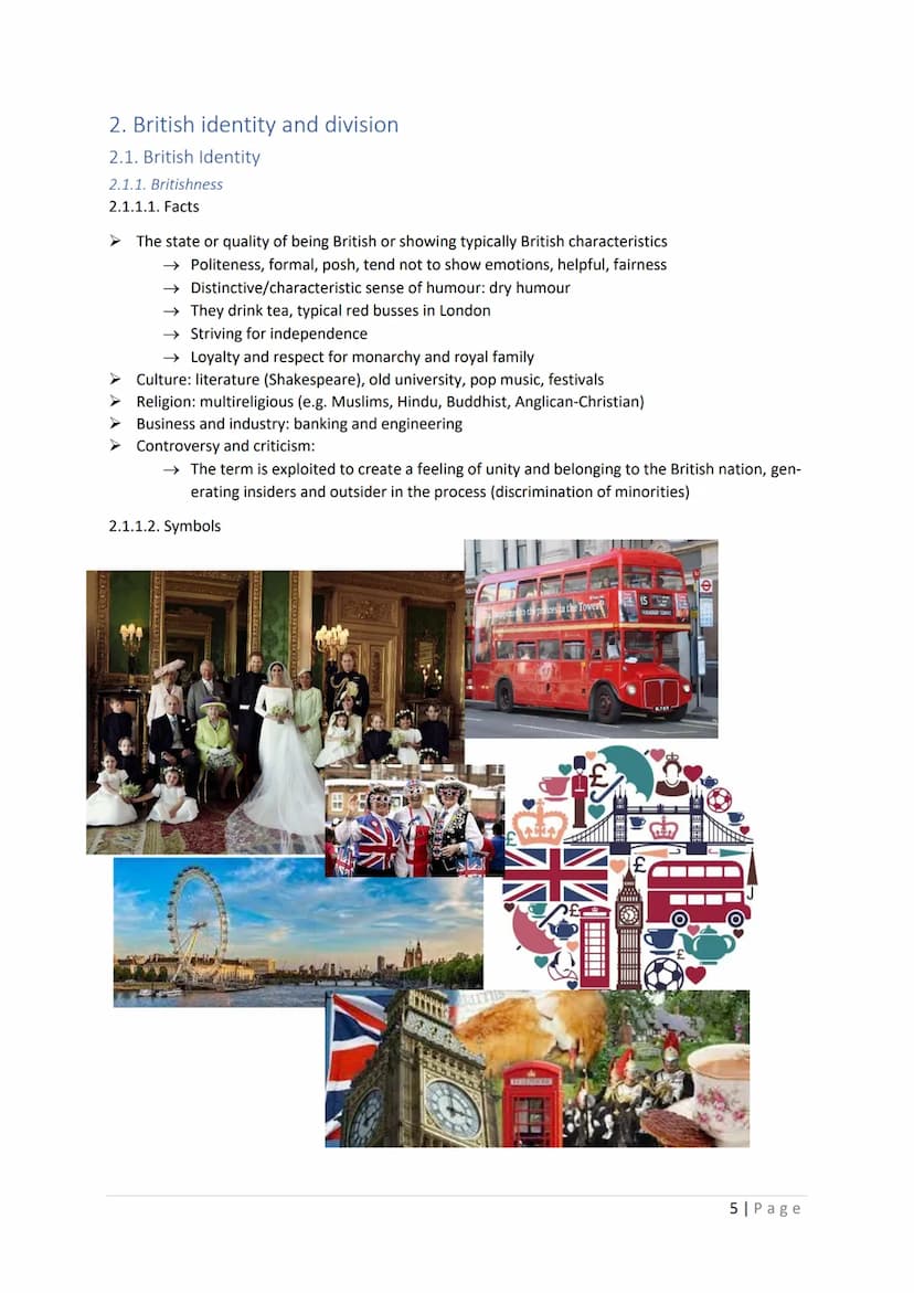 ENGLISCH ABITUR
2022
LETIZIA BIBERGER Content
1. Immigration
1.1. UK Immigration
1.2. US Immigration........
2. British identity and divisio