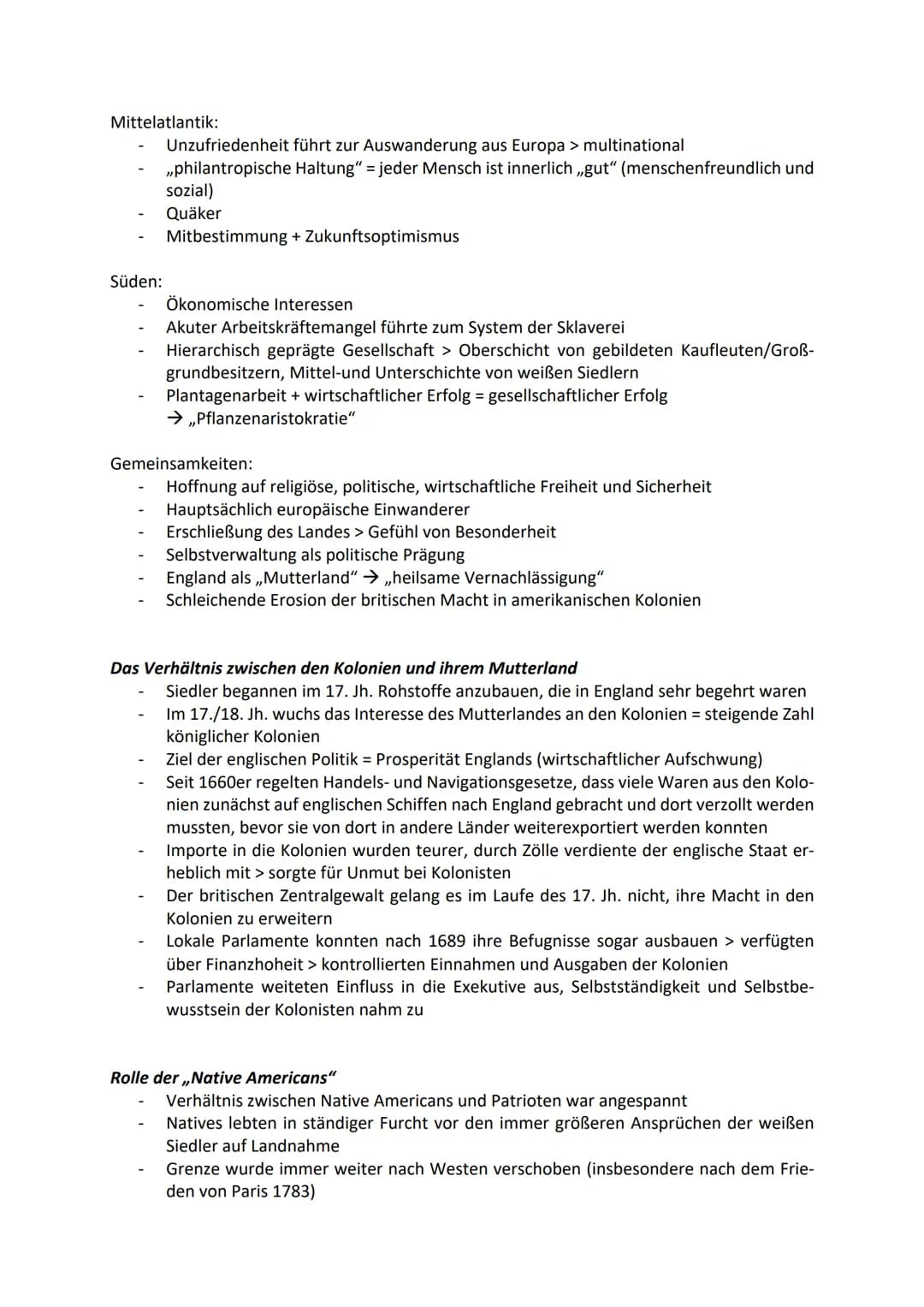 Amerikanische Unabhängigkeit / „American Revolution"
Krisen, Umbrüche und Revolutionen (1. Semester)
Revolution
Merkmale:
Umsturz bestehende