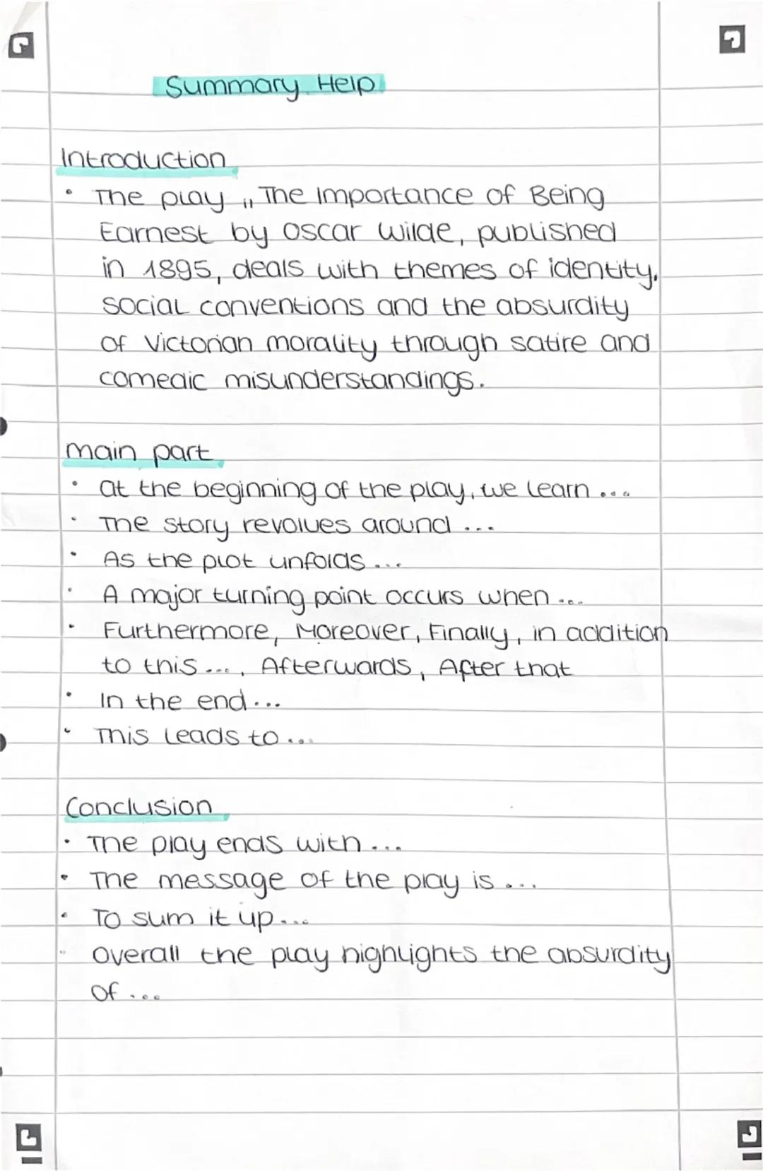 # Summary

# Introduction
- author
- title
- type of text
- year of publication
- topic of the text
-> The ... "..." by ..., published in ..