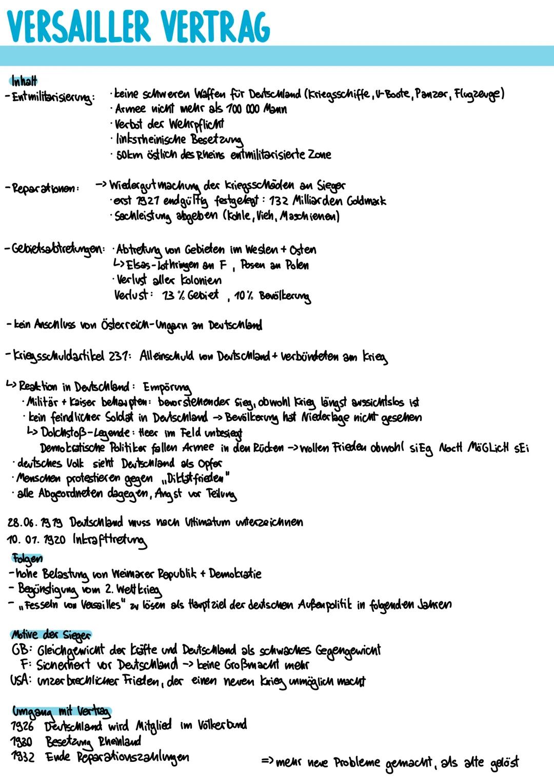 # KRIEGSSCHULDFRAGE

-während WK1 nutzten Entente-Staaten Behauptung Deutschland sei alleine am krieg
> eigene Bevölkerung gegen DR zu mobil