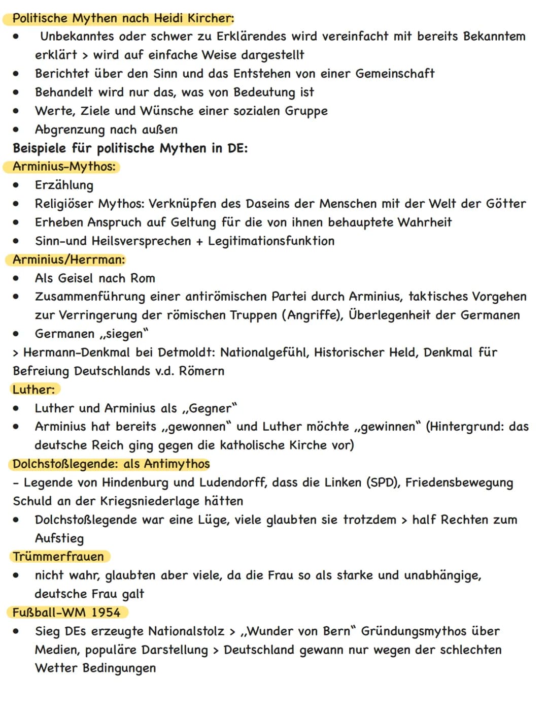 Nation und Mythos
Deutsches
Selbstverständnis
Deutscher
Sonderweg Nation und Mythos
Definition Nation: Bezeichnung einer größeren Gruppe ode