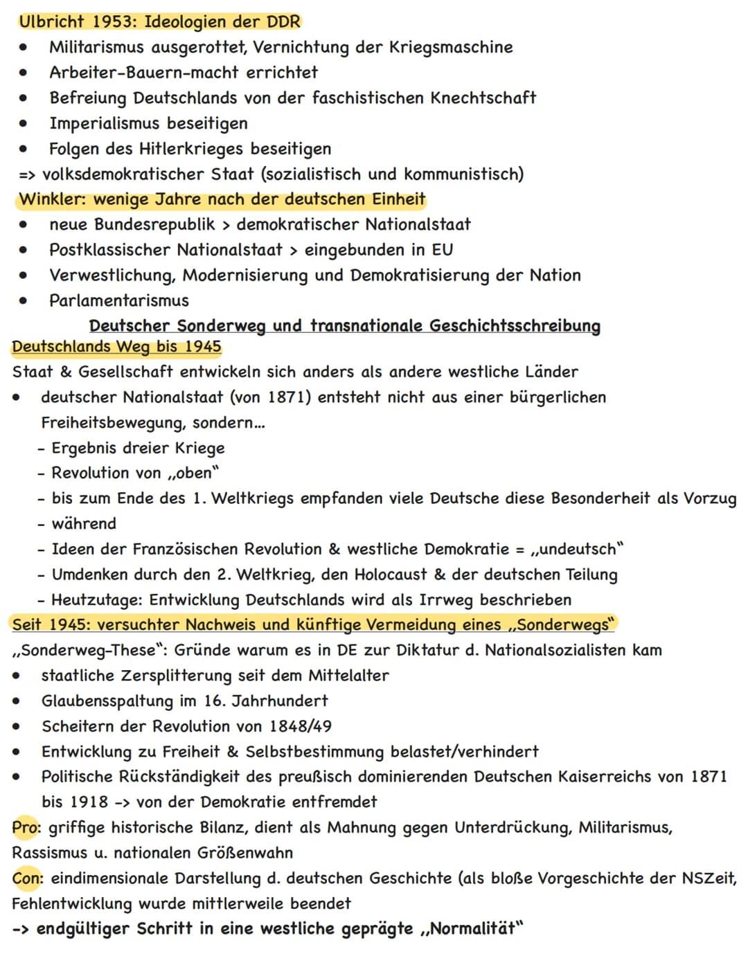 Nation und Mythos
Deutsches
Selbstverständnis
Deutscher
Sonderweg Nation und Mythos
Definition Nation: Bezeichnung einer größeren Gruppe ode
