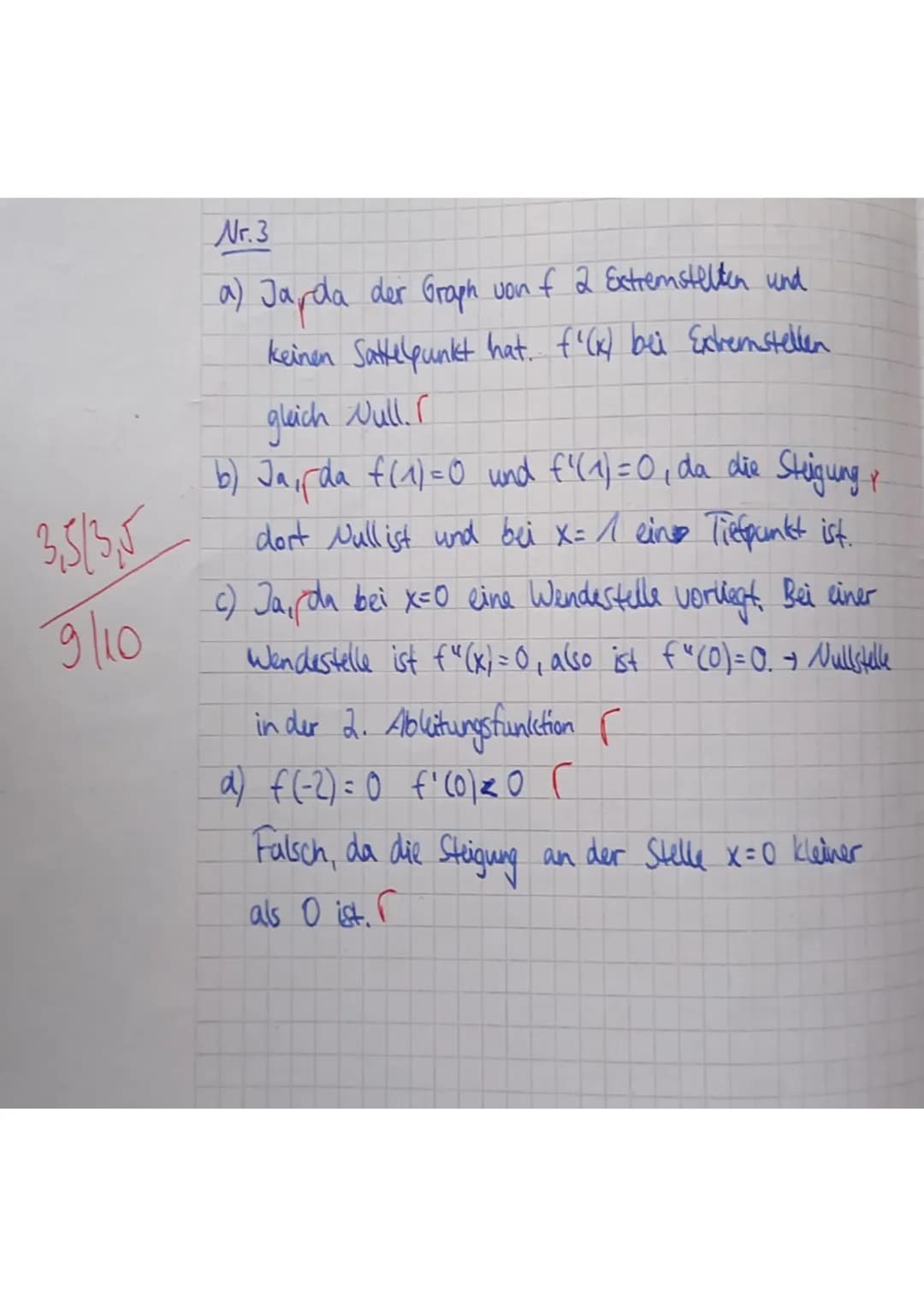 Teil A ohne Hilfsmittel
Aufgabe 1
Bilde jeweils die Ableitungsfunktion:
a) f(x) = (5x²+3)4
b) f(x) = (3x - 4) cos(2x)
c) f(x) = 4x² 2x
EISTU