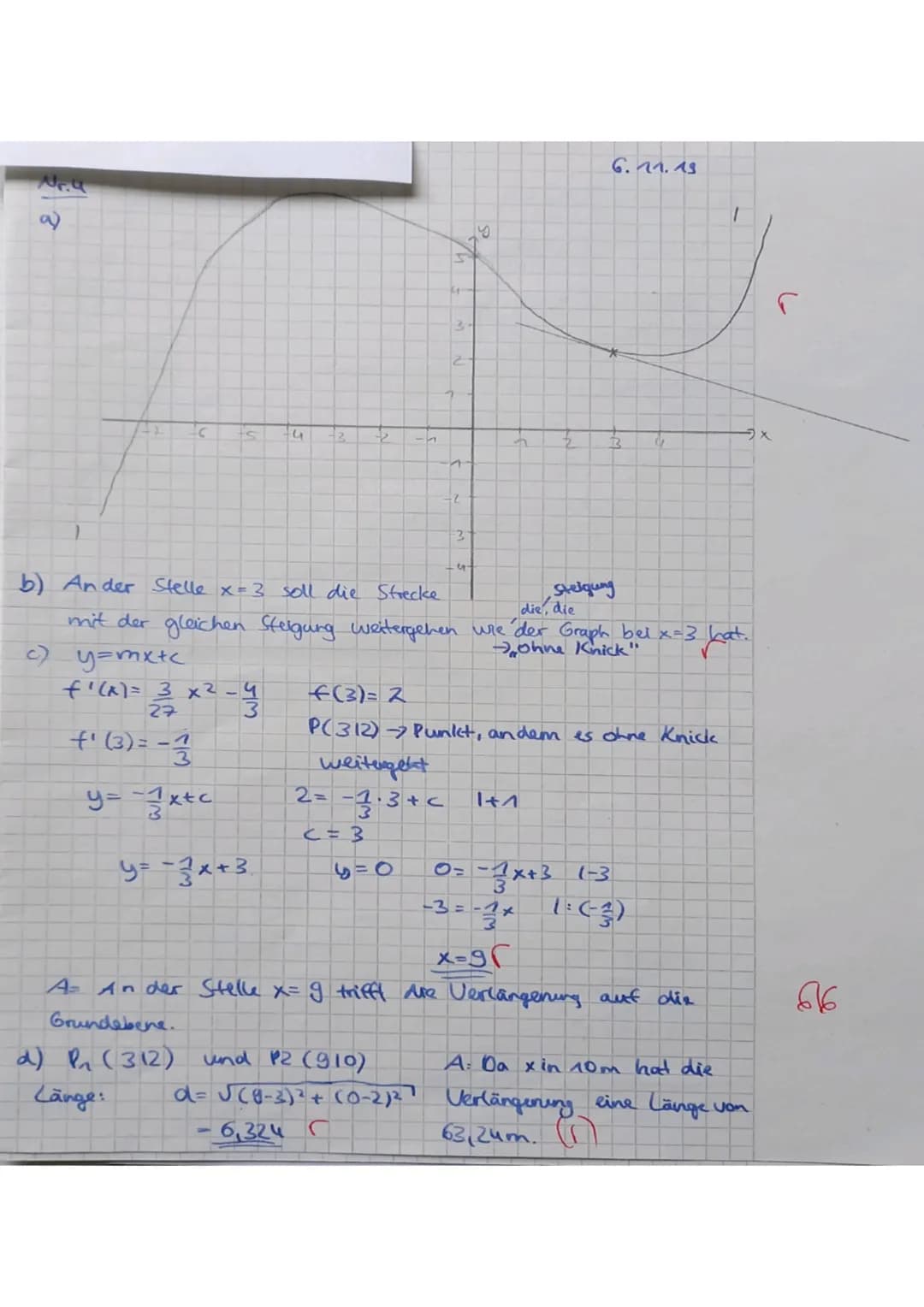 Teil A ohne Hilfsmittel
Aufgabe 1
Bilde jeweils die Ableitungsfunktion:
a) f(x) = (5x²+3)4
b) f(x) = (3x - 4) cos(2x)
c) f(x) = 4x² 2x
EISTU