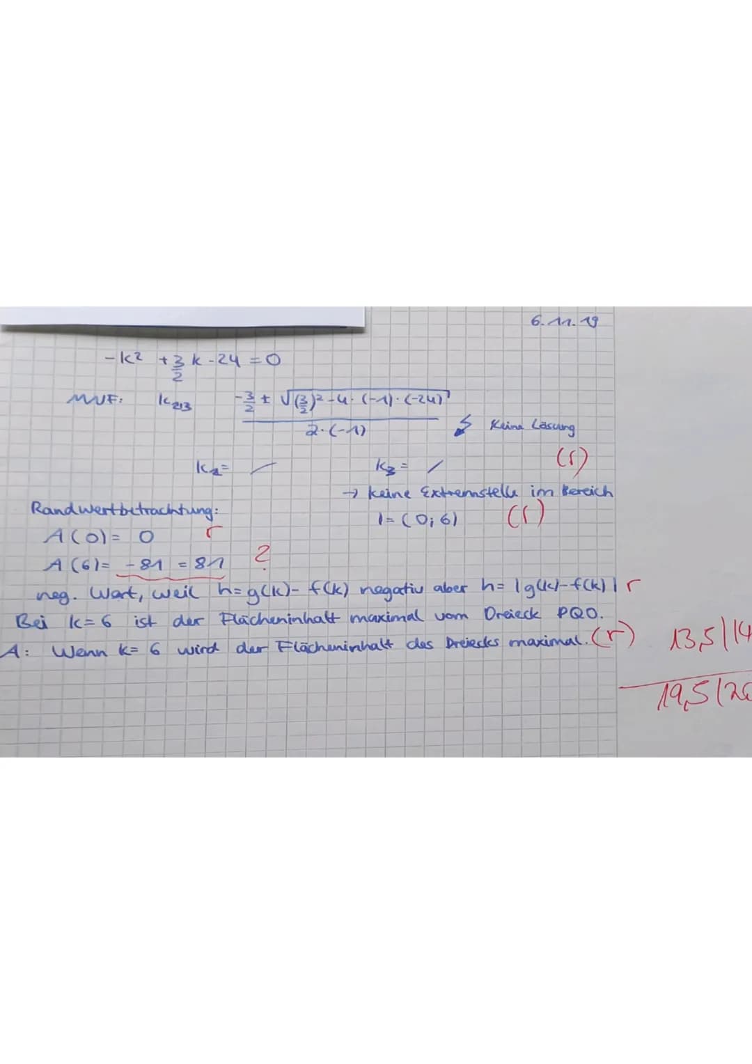 Teil A ohne Hilfsmittel
Aufgabe 1
Bilde jeweils die Ableitungsfunktion:
a) f(x) = (5x²+3)4
b) f(x) = (3x - 4) cos(2x)
c) f(x) = 4x² 2x
EISTU